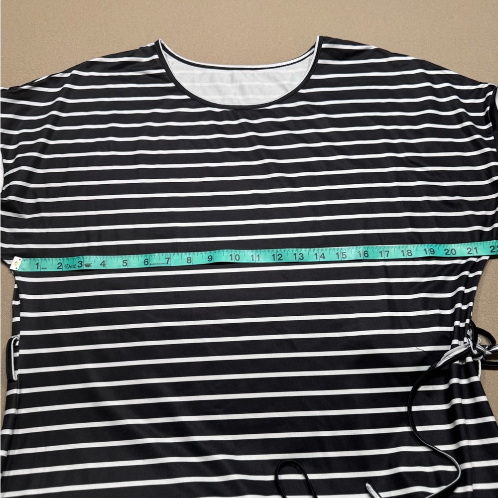 SHEIN Black and White Striped Dress - Picture 4 of 6